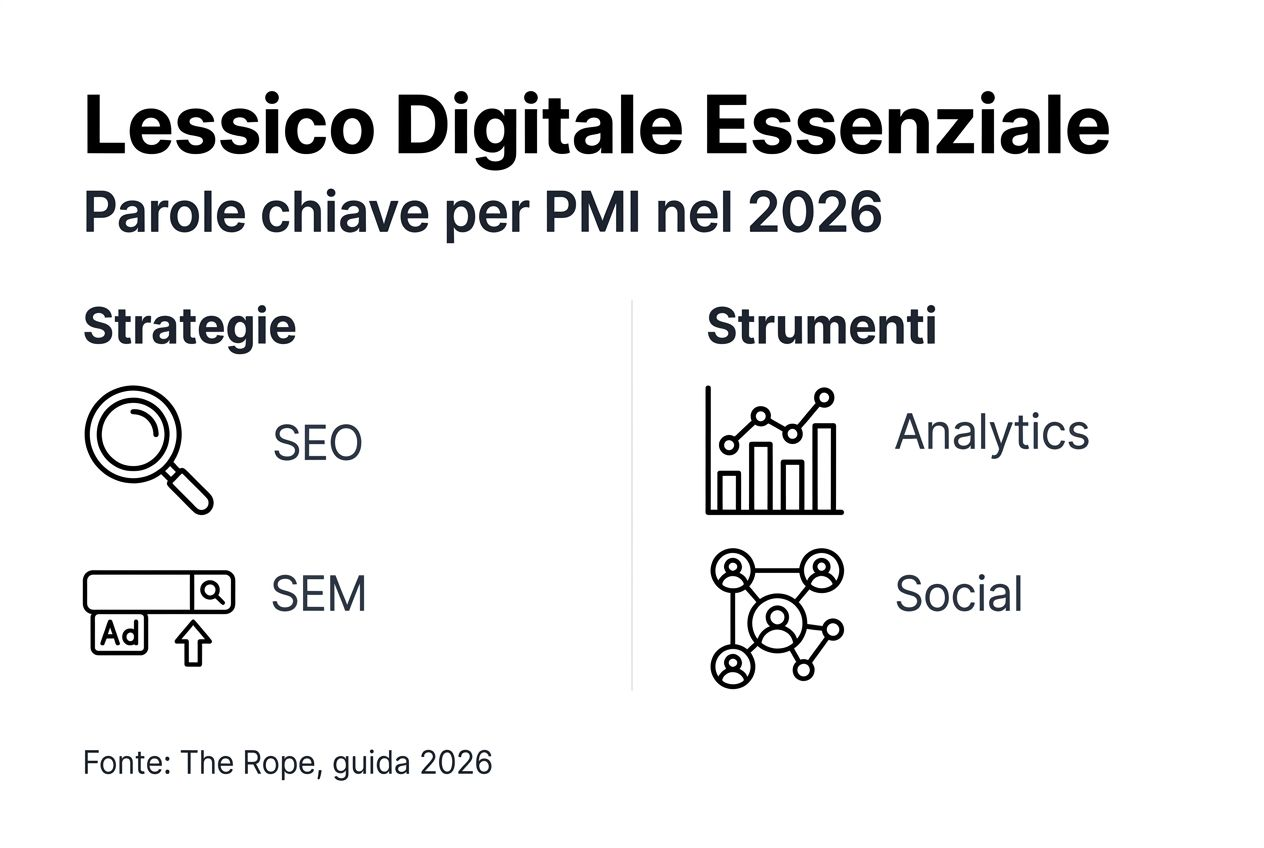 Guida visiva al linguaggio digitale per le piccole e medie imprese
